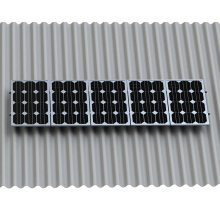 Solar Power Panel Wellfaser Zement Dachmontage Solar Dachmontage System
